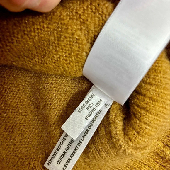 Madewell Allston Double-Button Cardigan Sweater in Colorblock - Size XXS - Picture 8 of 9